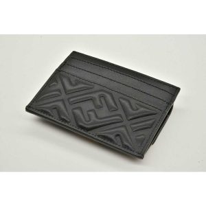 FENDI フェンディ ナッパレザー カードケース コインケース ブラック 8M0423【正規品・未使用】